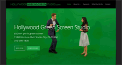 Desktop Screenshot of hollywoodgreenscreenstudio.com